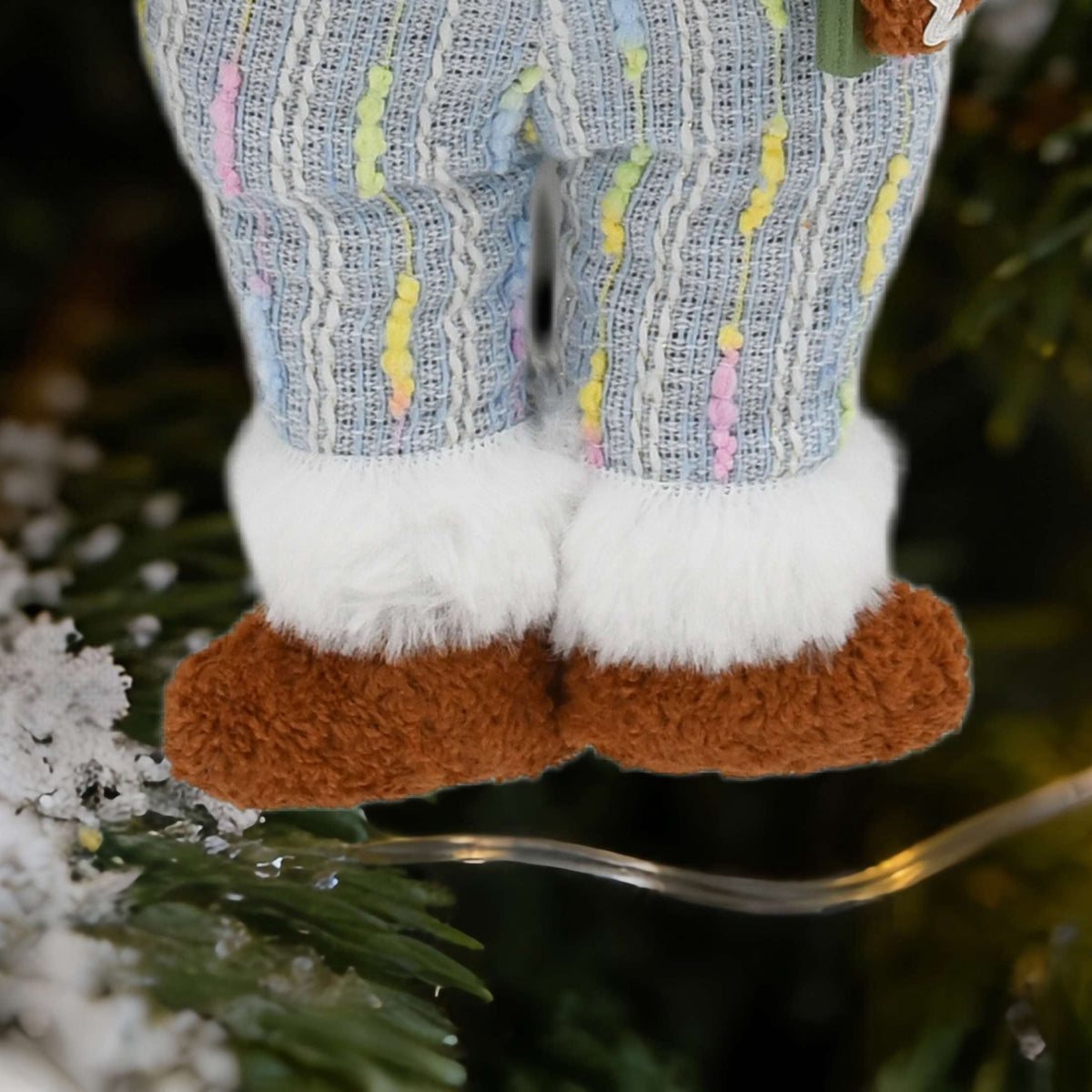 Holiday Time Christmas Jumbo Gingerbread Boy Ornament 10 Inches, 1 Count