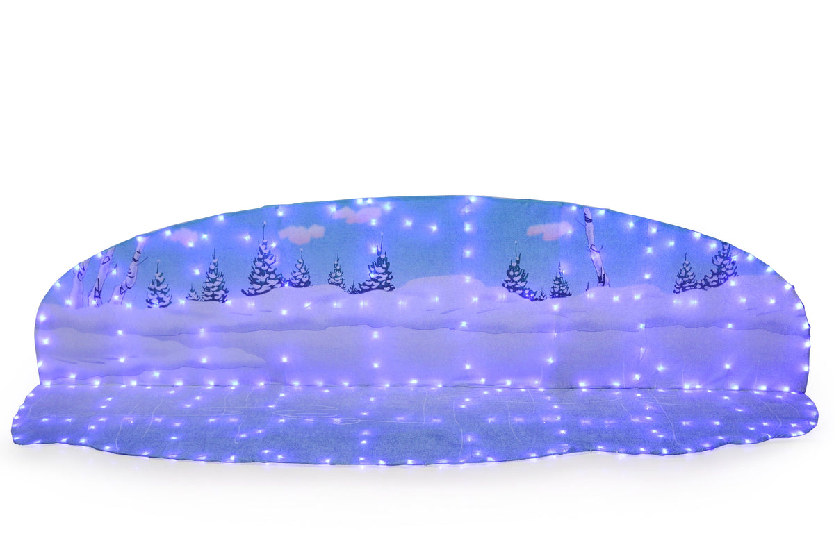 32INCH Skating Sally Peanuts 3D Lighted LED Holiday Charlie Brown Christmas Yard Decor