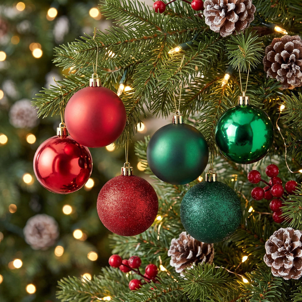 8-Count Champagne and White Ball Shatterproof Christmas Ornaments, 4.5", by Holiday Time