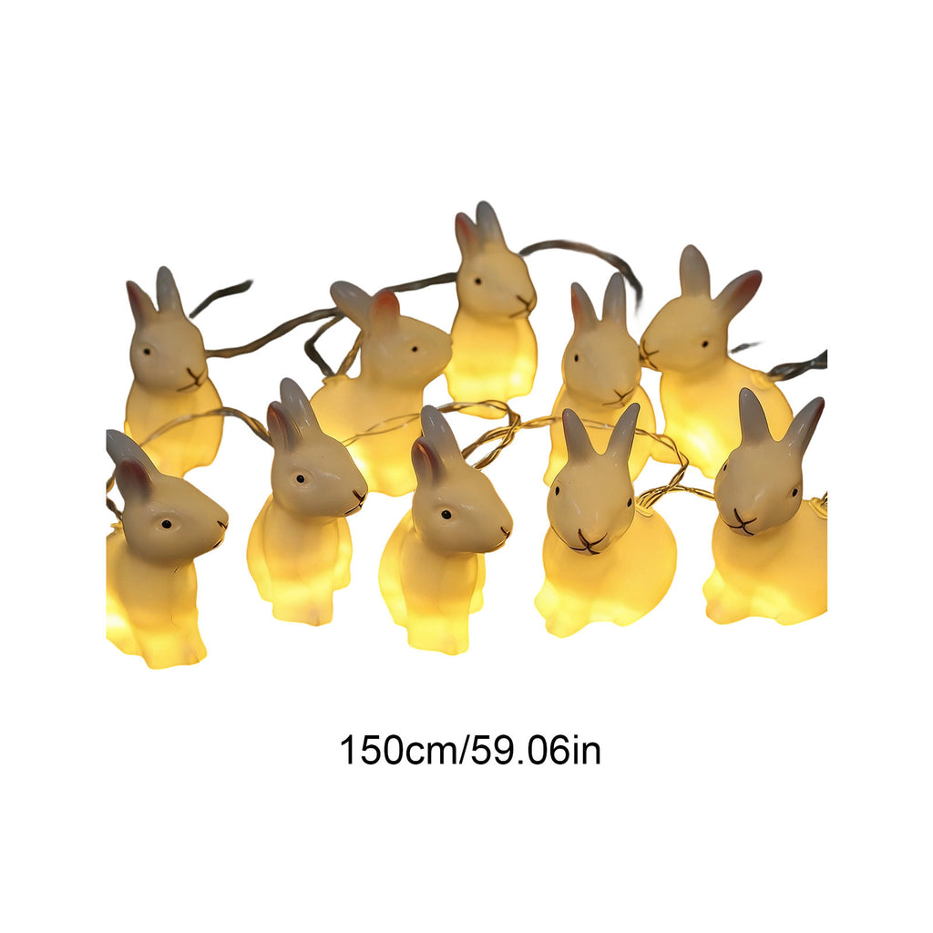 XGFHYJEH Easter Egg String Lights Easter Decor, 1.5M 10LED Easter Lights Colorful Battery Operated Fairy Lights for Indoor Home Holiday Party, Easter Light Decorative