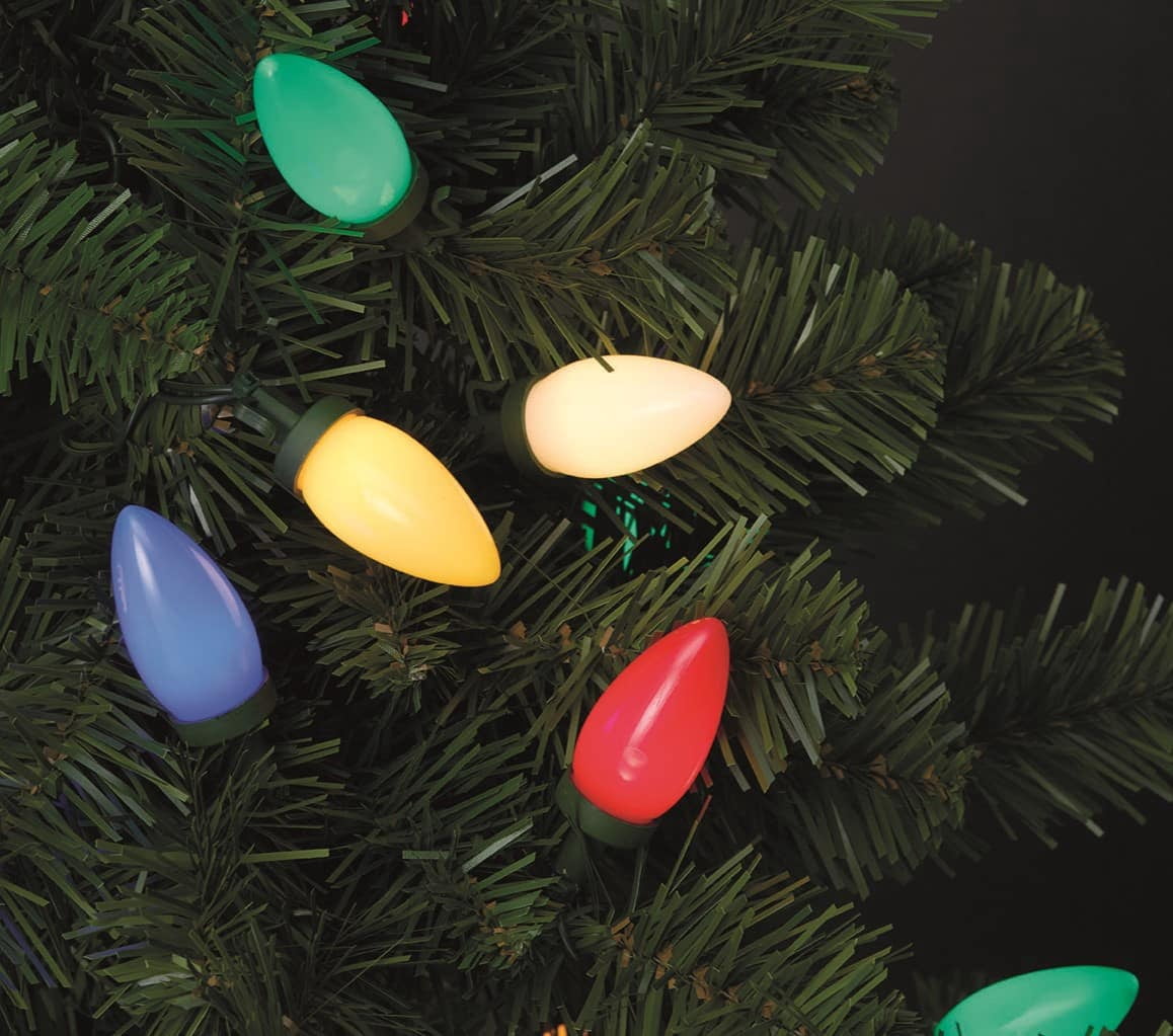 4ft. Pre-Lit Lakewood Spruce Artificial Christmas Tree, Warm White LED Lights by Ashland