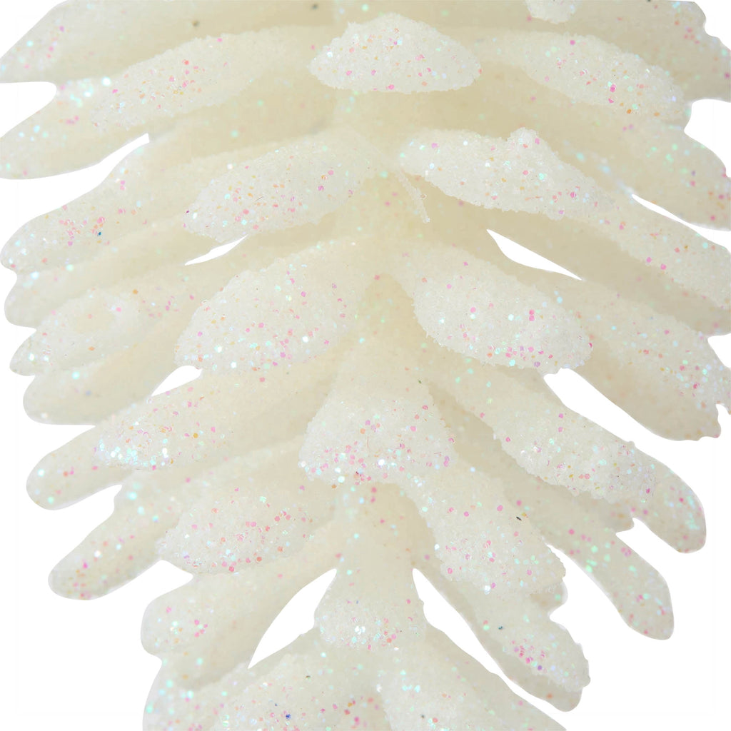 12-Count Pink Glitter Pinecone Christmas Ornaments, 2.4", by Holiday Time