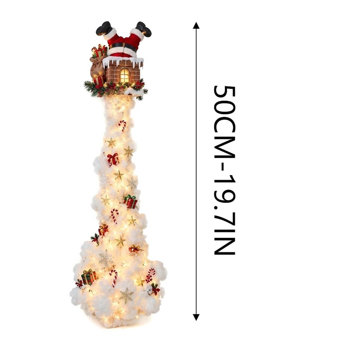 Snowman Magic Fountain, Flowing Snowflake LED Christmas Garden Light,Solar Power and Outdoor Garden Stake for Christmas Yard Decor