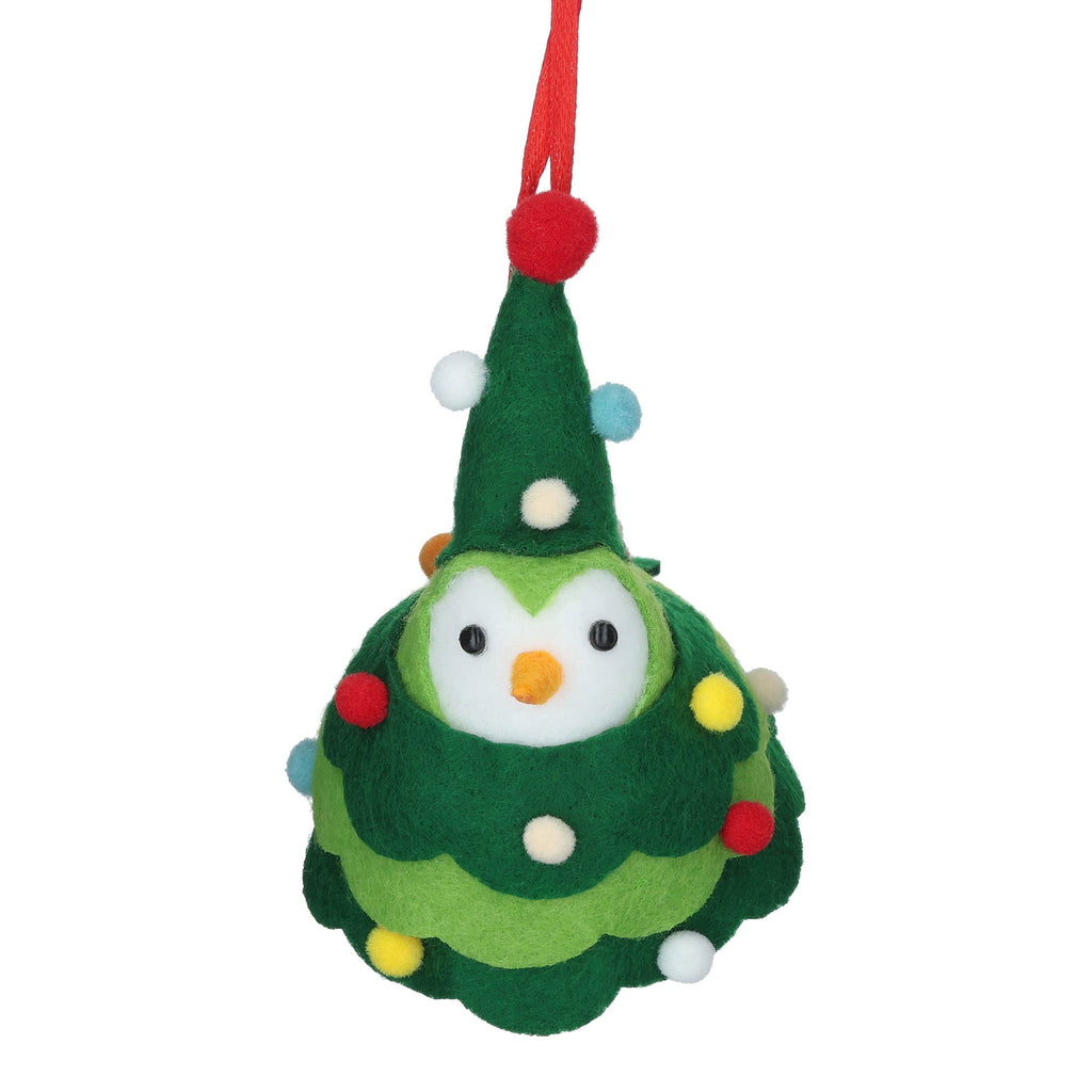 Multicolor Fabric Christmas Tree Bird Ornament, 3", by Holiday Time