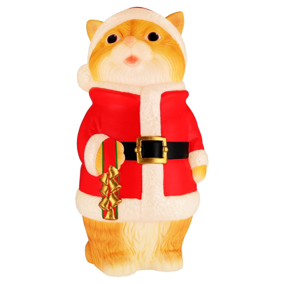 Lighted Blow Mold Cat Indoor/Outdoor Christmas Decoration, Multicolor, 26", by Holiday Time