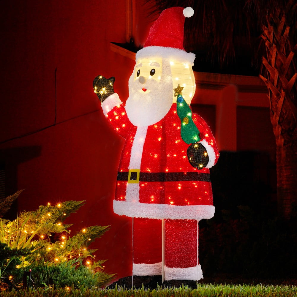 JOY Letter Sign Decoration - Lighted Home Scene Yard Sign Decor with Warm White Light - Indoor Outdoor Christmas Display for Lawn Garden - 47.2in Tall