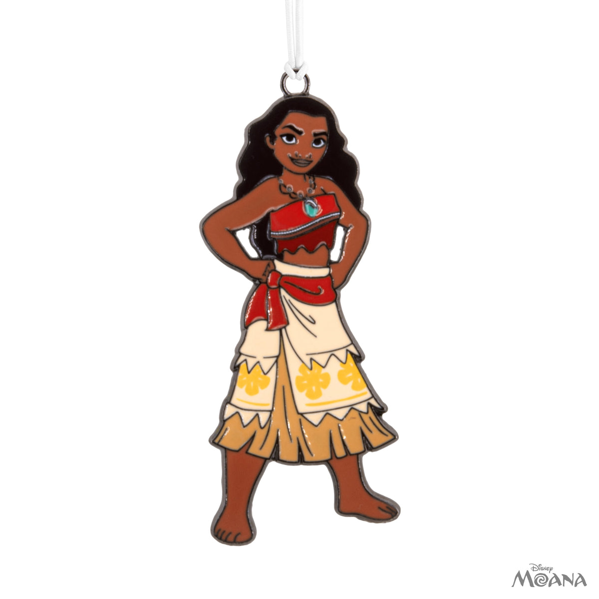Hallmark Christmas Ornament (Disney Moana, Metal), 1 Count, 1 Count