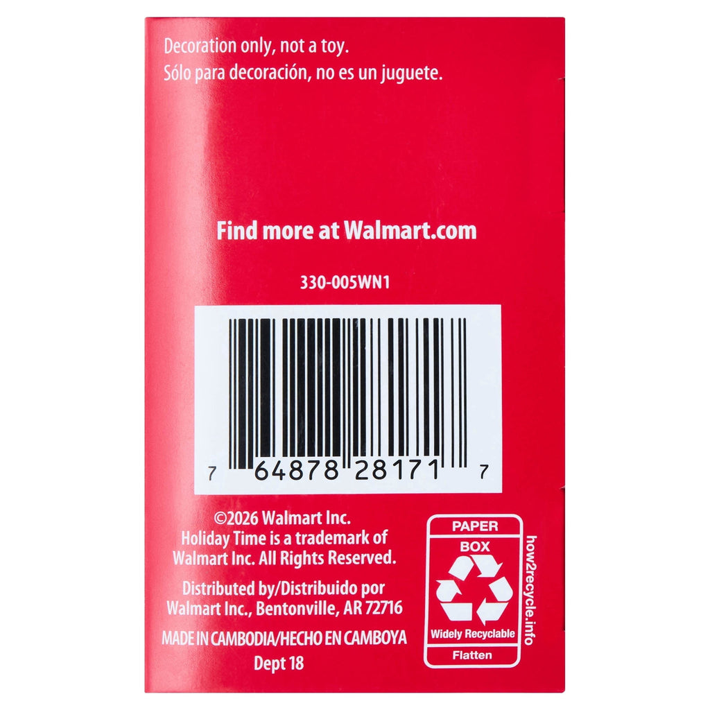Green Jumbo Christmas Ornament Hooks, 2.5", 100 Count, by Holiday Time