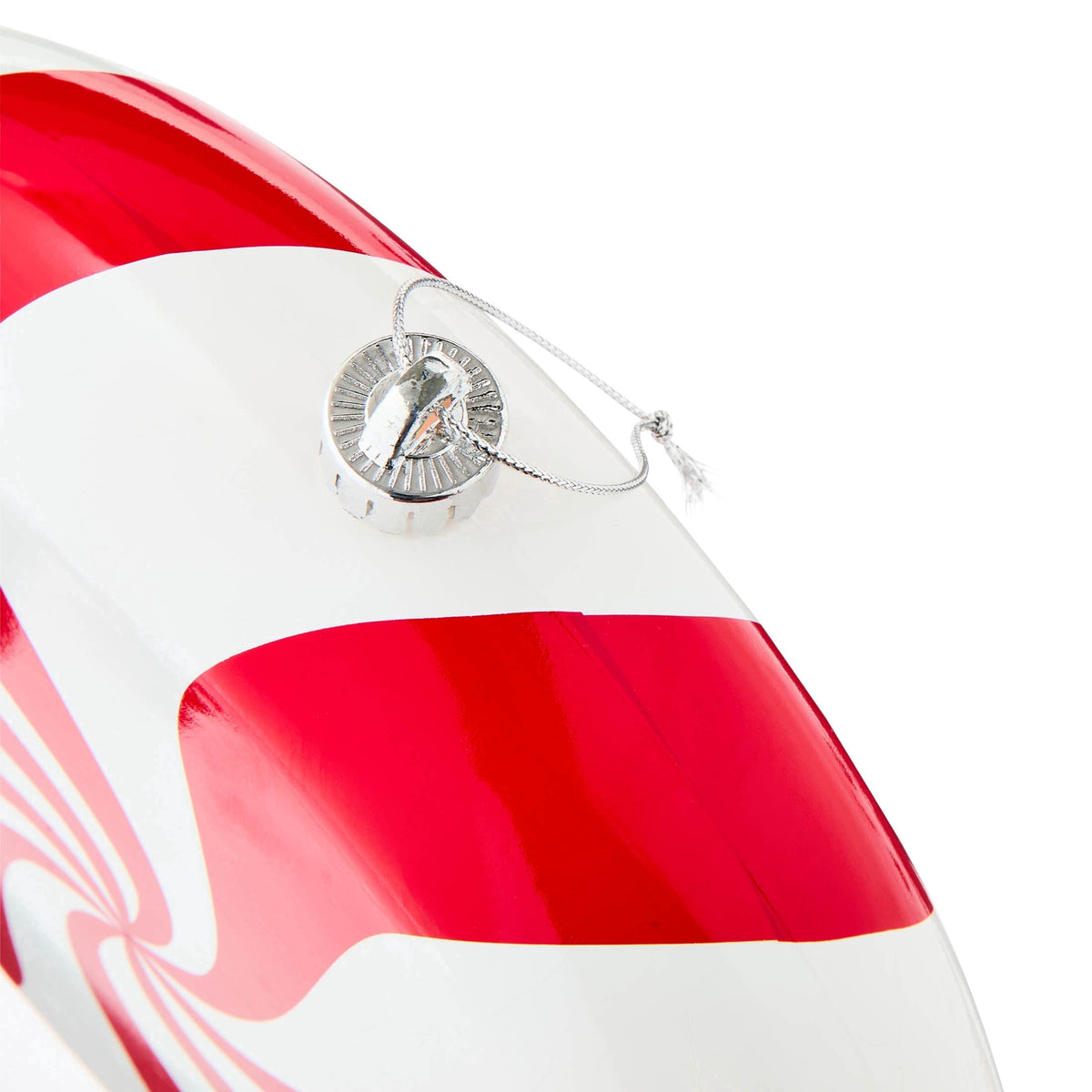 Red and White Jumbo Stripe Candy Christmas Ornament, 12", by Holiday Time