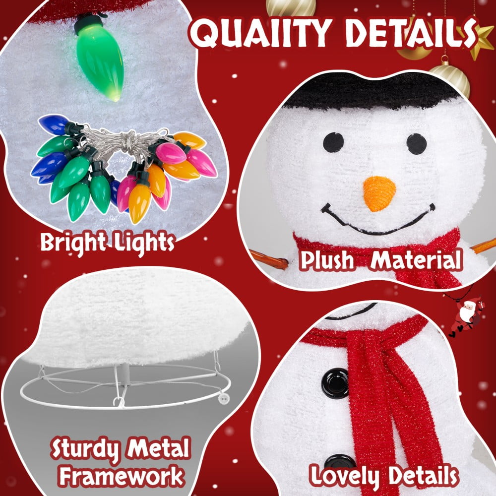 JOY Letter Sign Decoration - Lighted Home Scene Yard Sign Decor with Warm White Light - Indoor Outdoor Christmas Display for Lawn Garden - 47.2in Tall