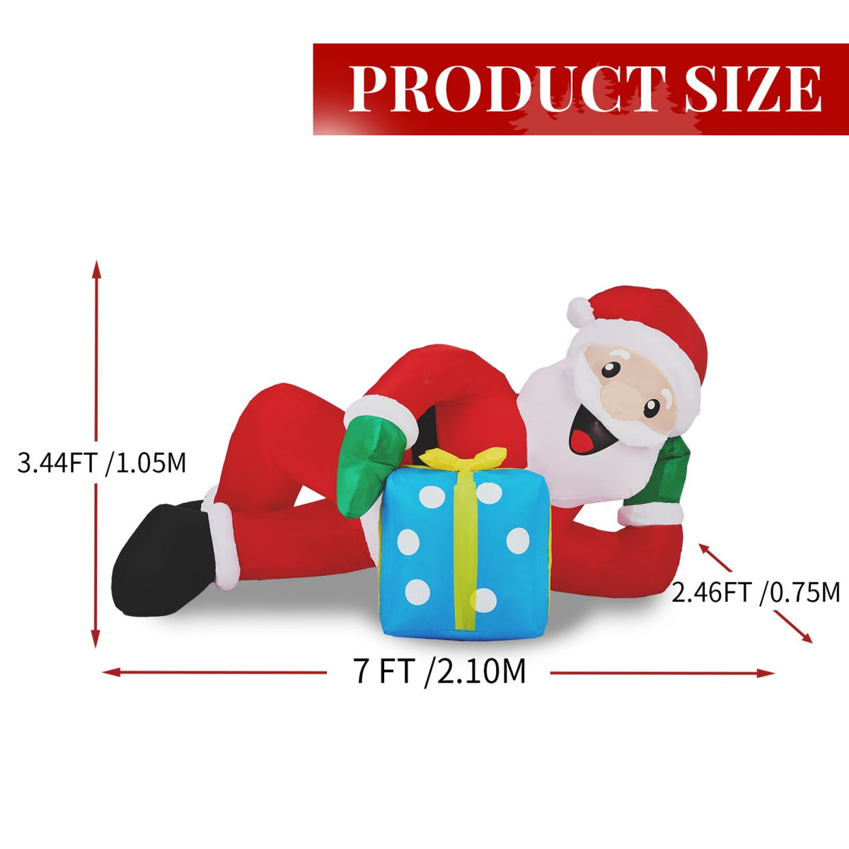 Tcbosik 12 FT Giant Christmas Inflatables Snowman Outdoor Yard Decorations, Blow up Snow Man with Black Hat, Built-in LED Light, Winter Outside Decor for Holiday Party Patio Garden Lawn