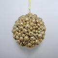 4-Count Gold Berry Balls Christmas Ornaments, 4", by Holiday Time