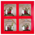 4-Count Multicolor Cardinal Scene in Ball Shatterproof Christmas Ornaments, 4", by Holiday Time