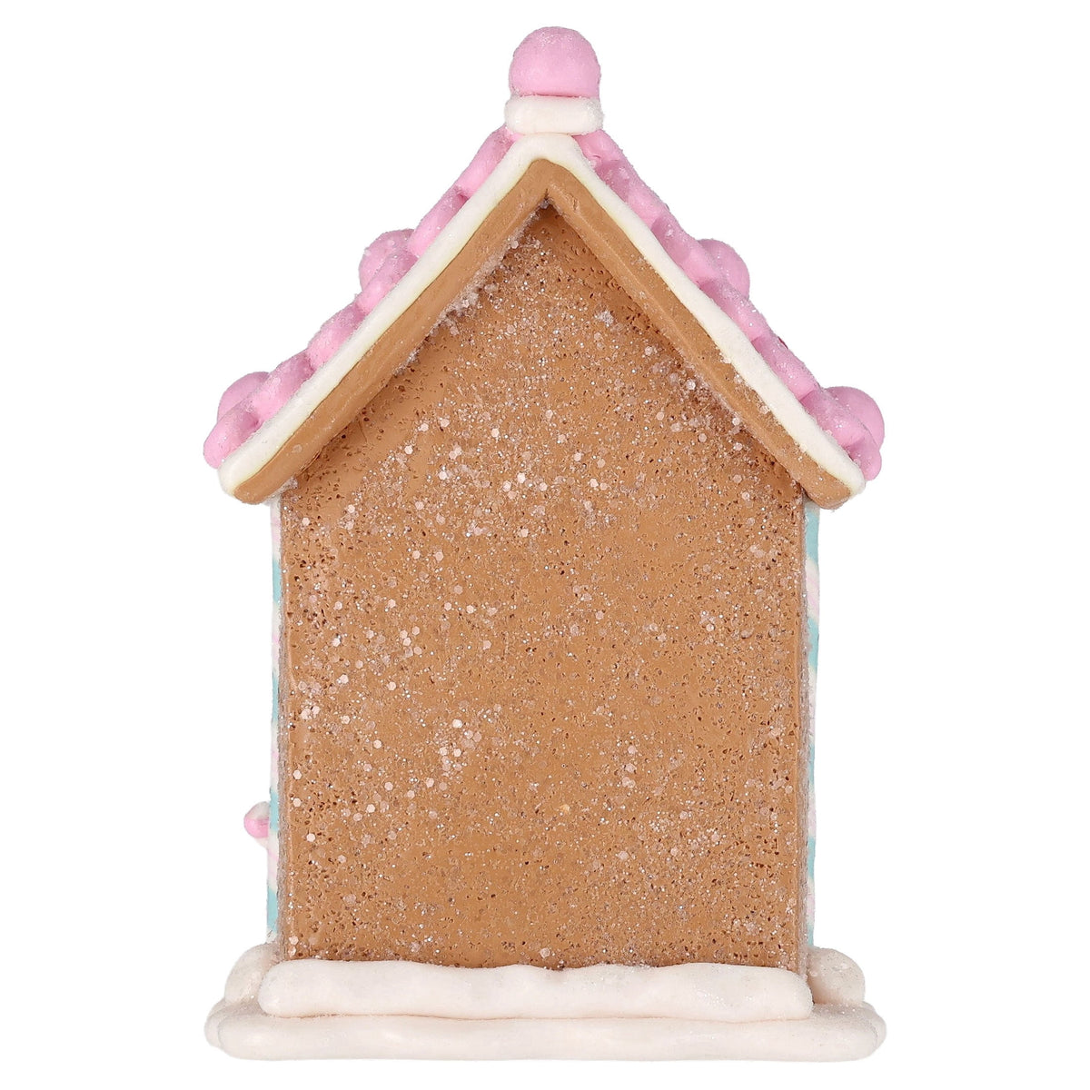 Clay Dough Gingerbread House with Snowman Christmas Decoration, Multicolor, 5.3", by Holiday Time