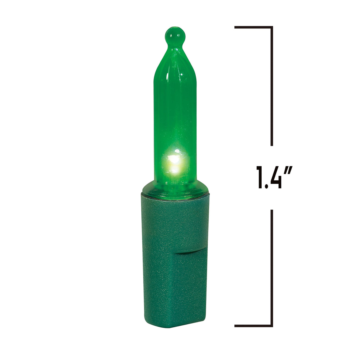 Indoor/Outdoor 100-Count LED Mini Christmas String Lights, Warm White, Green Wire, 19.5', by Holiday Time