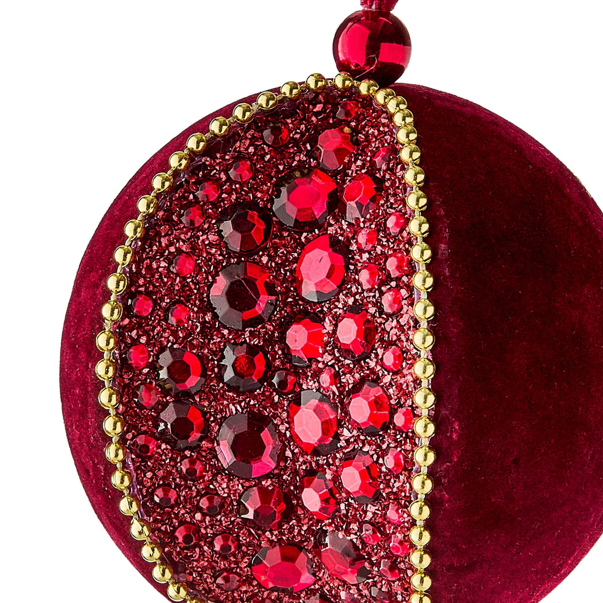 Red Pomegranate Christmas Ornament, 6.3", by Holiday Time