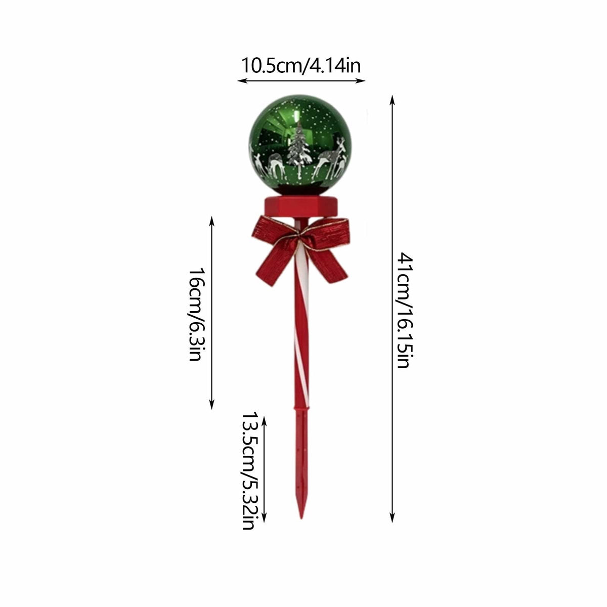 AuroraX Christmas Tree Christmas Decorations DIY 8 Lighting Modes Solar Waterproof Lighted Holiday Yard Stakes Indoor Outdoor Lights Patio Christmas Decorations