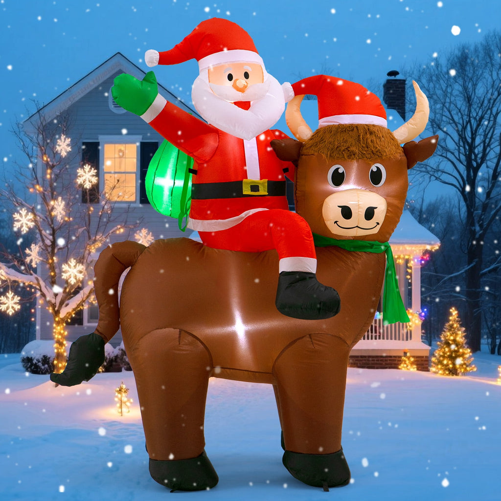 Wondiair 12FT Christmas Inflatable Nativity Scene with LED Lights for Outdoor Yard and Church Decor