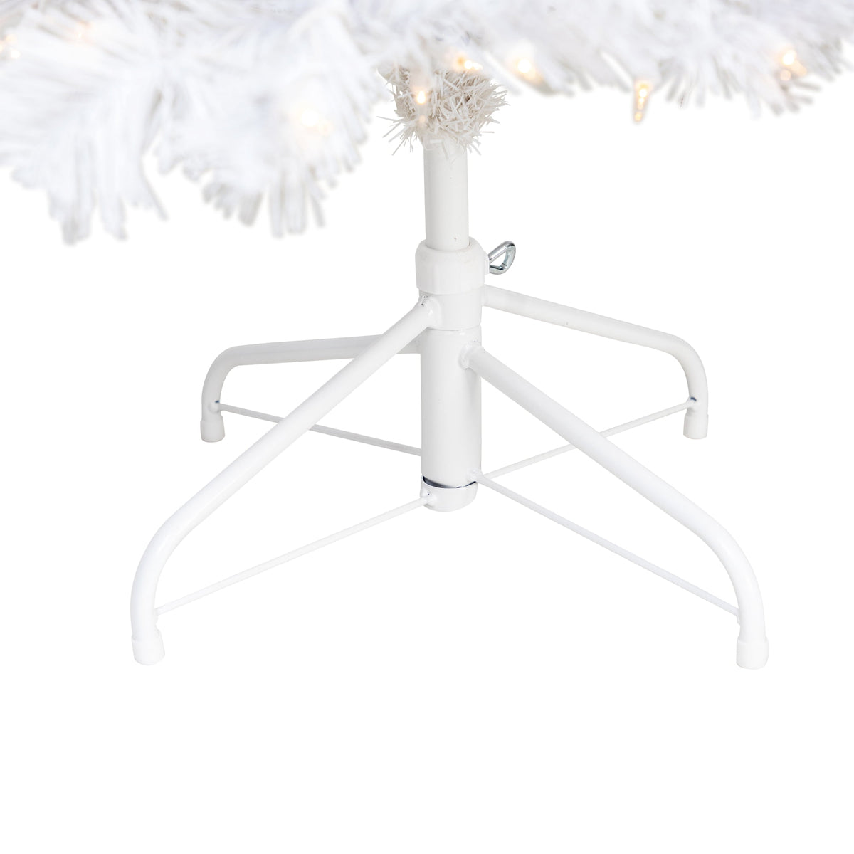 Northlight Pre-Lit Slim White Winston Pine Artificial Christmas Tree - 6.5' - Clear Lights