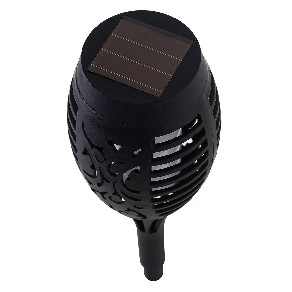 Solar Torch Lights with Flickering Flame, Solar Flickering Lights, 4 Pack Solar Lights Outdoor Waterproof Solar Pathway Lights Landscape Lighting for Garden Lawn Patio Yard Outdoor Decorations