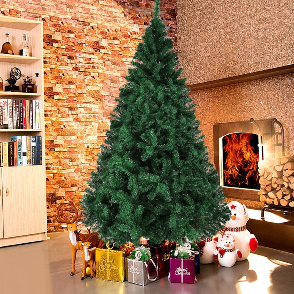 Ktaxon 7ft Artificial Full Christmas Tree with 1200 Tips, Holiday Xmas Tree for Home Party Decoration, Includes Stand