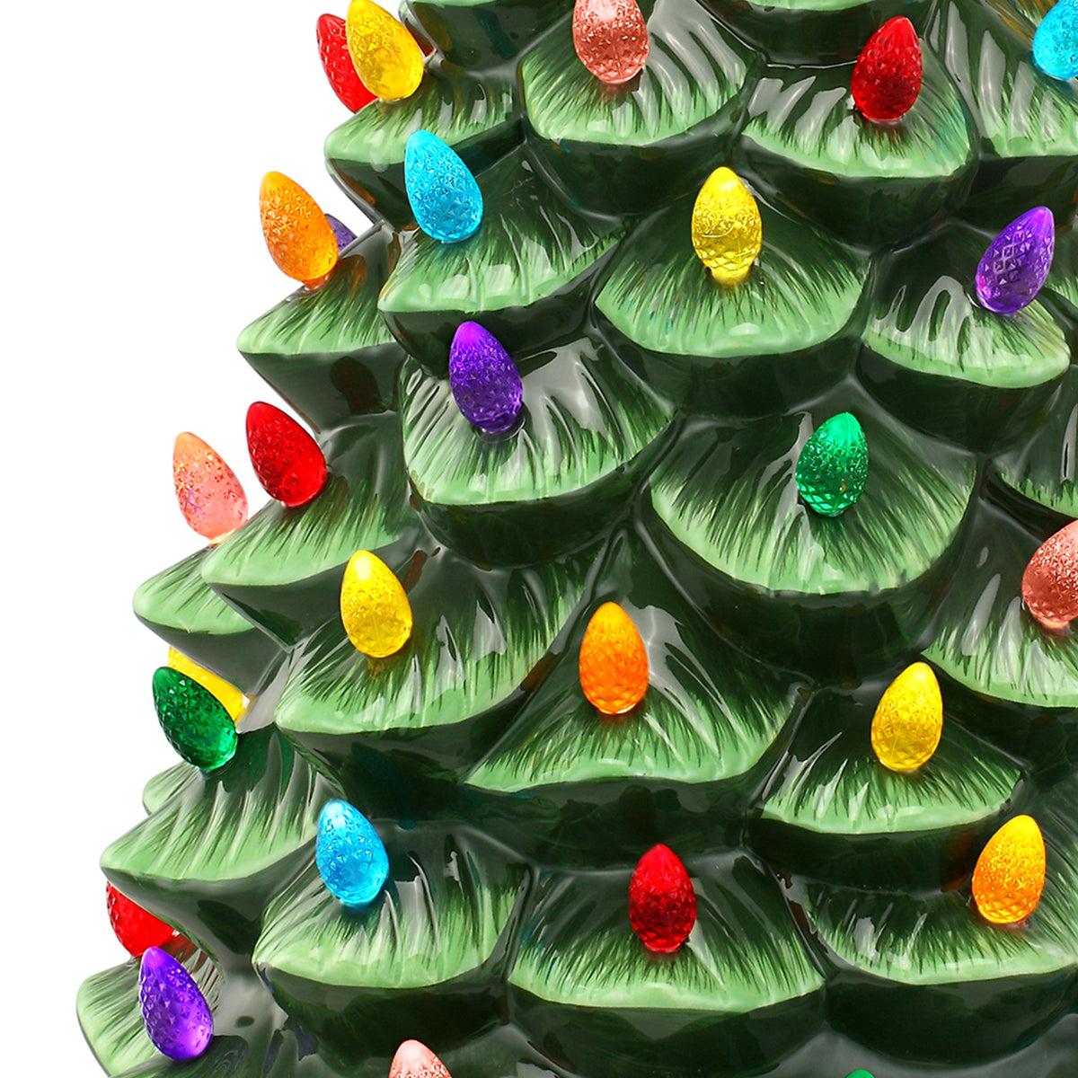Mr. Christmas 24 in. Nostalgic Ceramic Tree - Green