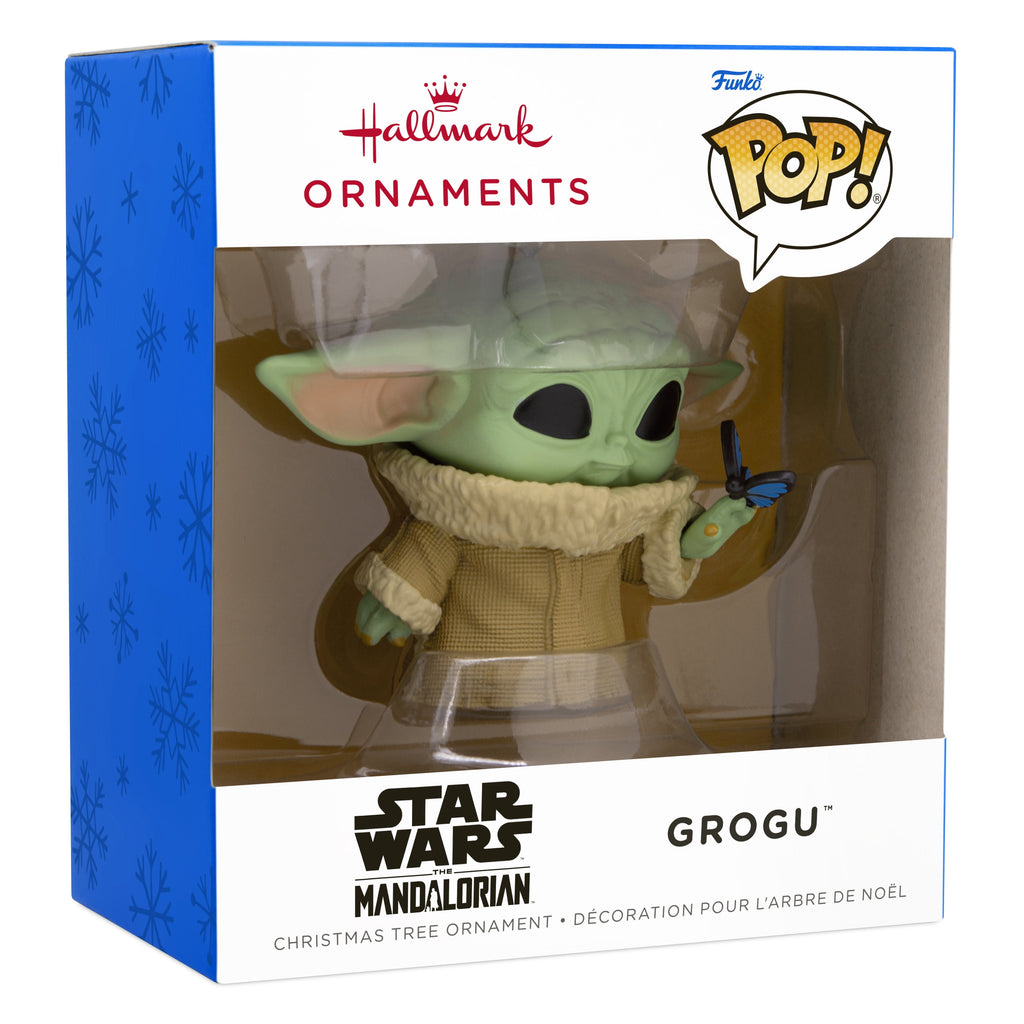 Hallmark The Mandalorian Grogu Butterfly Funko POP Ornament, 1 Count