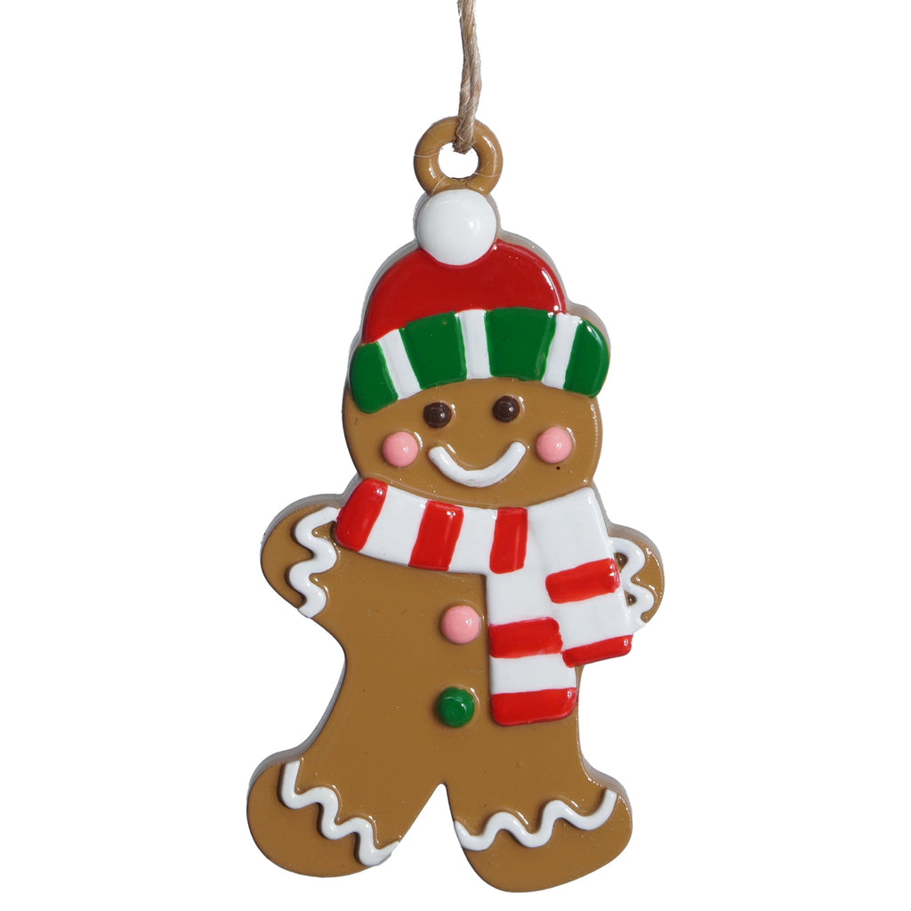 6-Count Multicolor Gingerbread Mini Christmas Ornaments, by Holiday Time