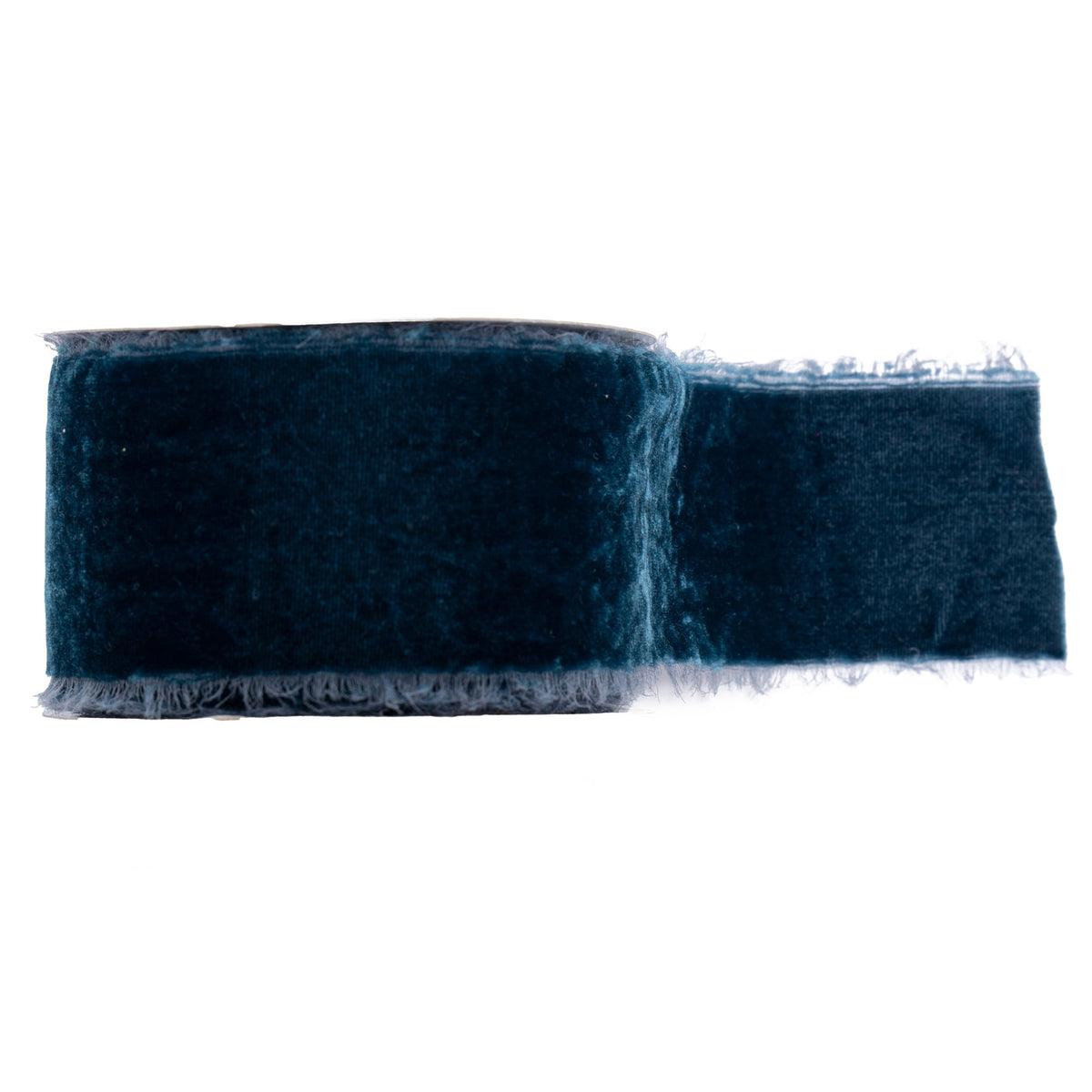 My Texas House Blue Velvet Christmas Ribbon, 2.5" x 12'