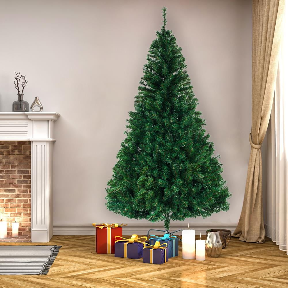 Ktaxon 7ft Artificial Full Christmas Tree with 1200 Tips, Holiday Xmas Tree for Home Party Decoration, Includes Stand