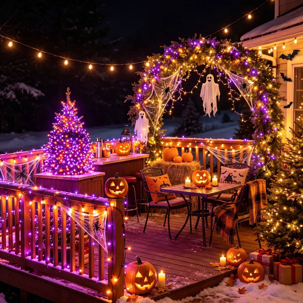 Scidweet Christmas String Lights, 105 FT 300 LED Twinkle Fairy Lights for Indoor Outdoor Christmas Tree Home Xmas Decorations, Multicolor