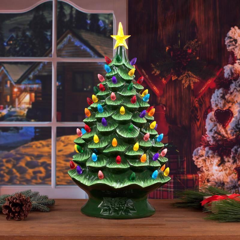 Mr. Christmas 24 in. Nostalgic Ceramic Tree - Green