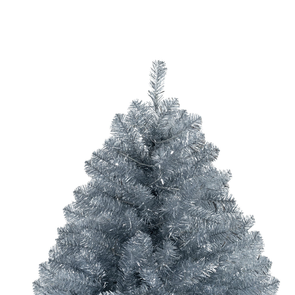 Naomi Home 7.5ft Gold Christmas Tree with Lights, Unique Colored Christmas Tree Prelit with 1412 Branch Tips, 600 Warm Lights and Metal Stand, Aritificial Christmas Tree
