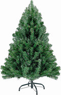 4ft Christmas Tree - Premium Hinged Artificial Small Christmas Tree Green, Canadian Fir Full Bodied 4 Feet Tree with 320 Tips, Lightweight and Easy to Assemble Holiday Décor Tree with Metal Stand