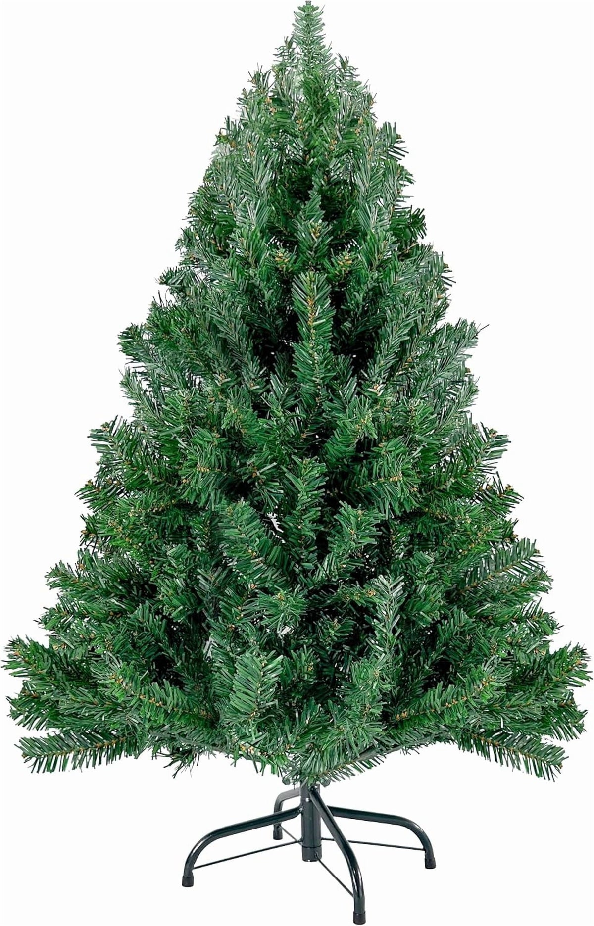 4ft Christmas Tree - Premium Hinged Artificial Small Christmas Tree Green, Canadian Fir Full Bodied 4 Feet Tree with 320 Tips, Lightweight and Easy to Assemble Holiday Décor Tree with Metal Stand