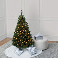 4ft. Pre-Lit Lakewood Spruce Artificial Christmas Tree, Warm White LED Lights by Ashland
