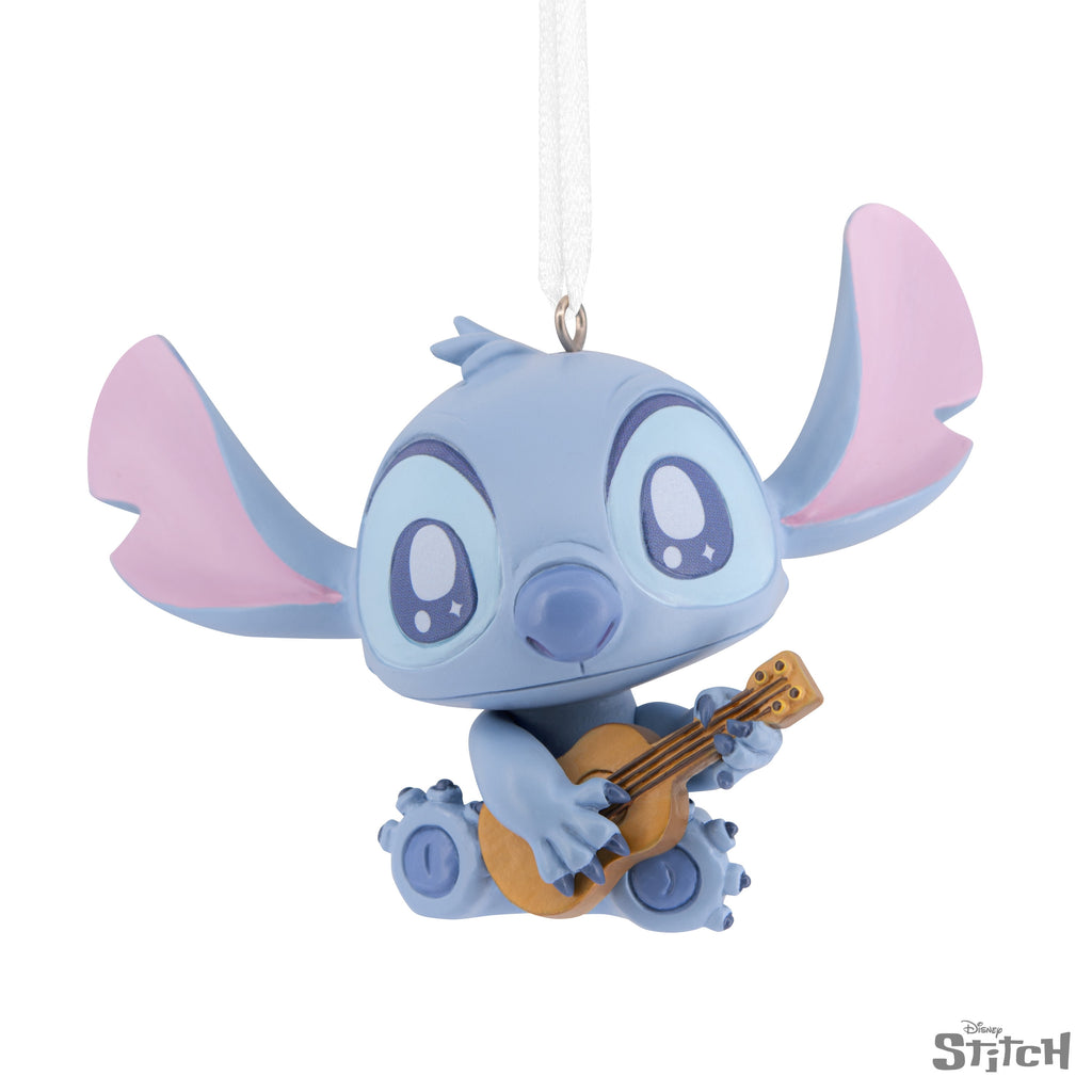 Hallmark Christmas Ornament (Disney Stitch With Guitar), 1 Count