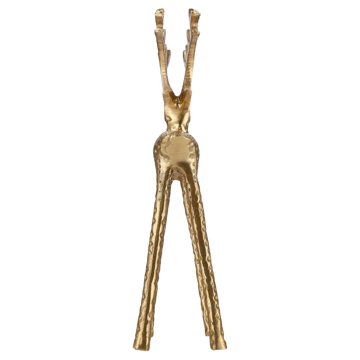 Metal Reindeer Christmas Decoration, Gold, 13", by Holiday Time