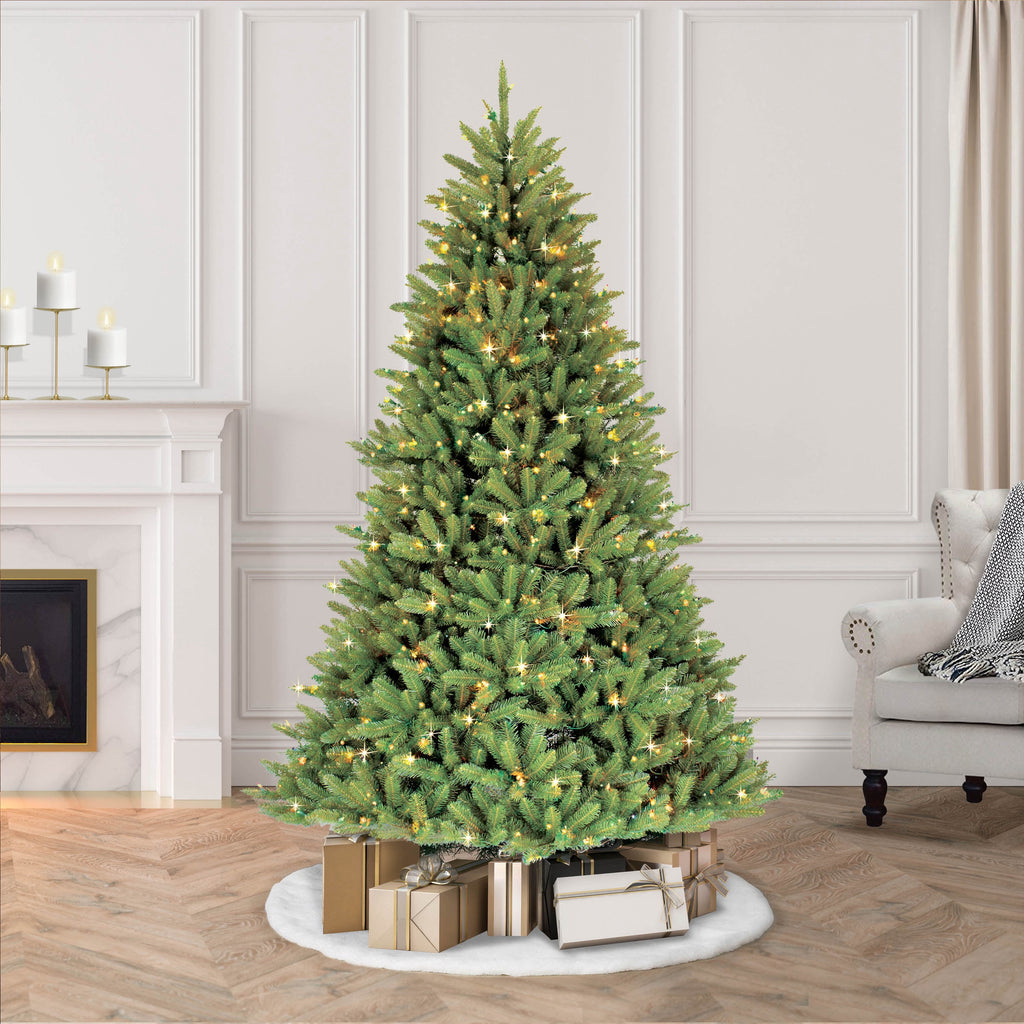 Puleo International Fraser Fir Clear Pre-lit Full Christmas Tree