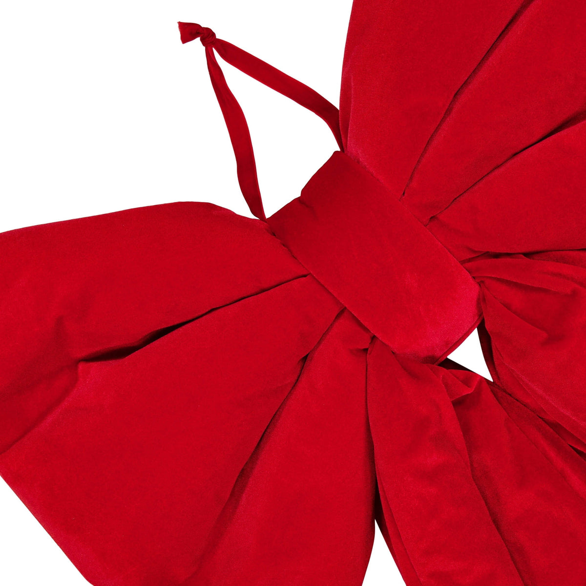 Velvet Bow Christmas Tree Topper, Red, 6.8', by Holiday Time
