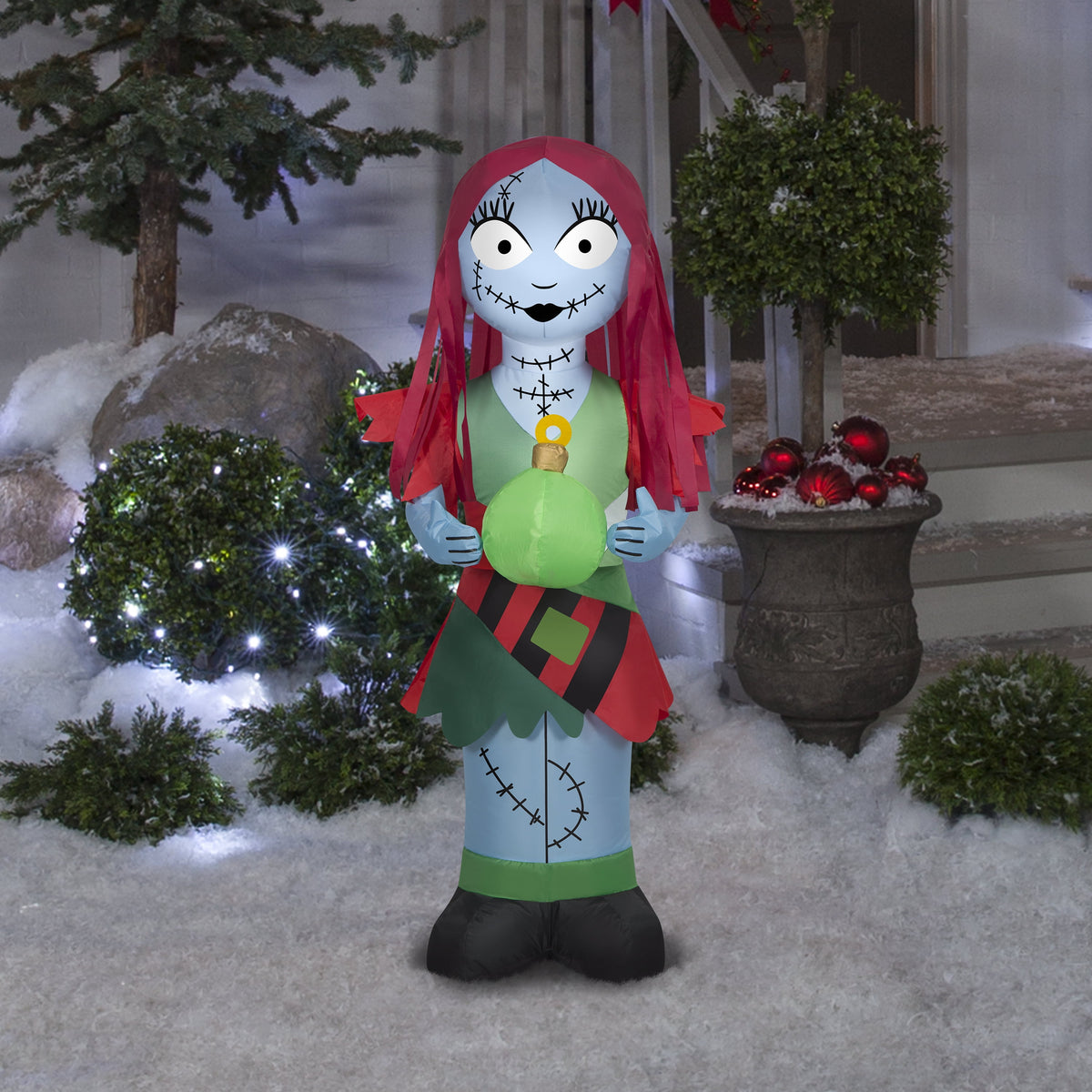 Airblown Inflatable Sally in Holiday Outfit