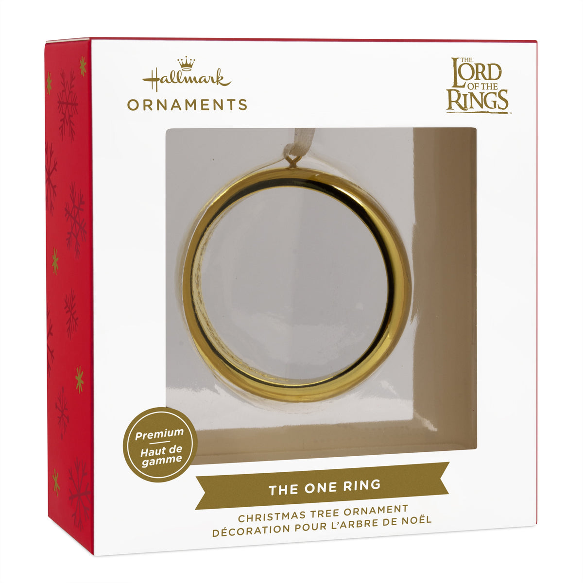 Hallmark The Lord of The Rings One Ring Christmas Ornament, 1 Count