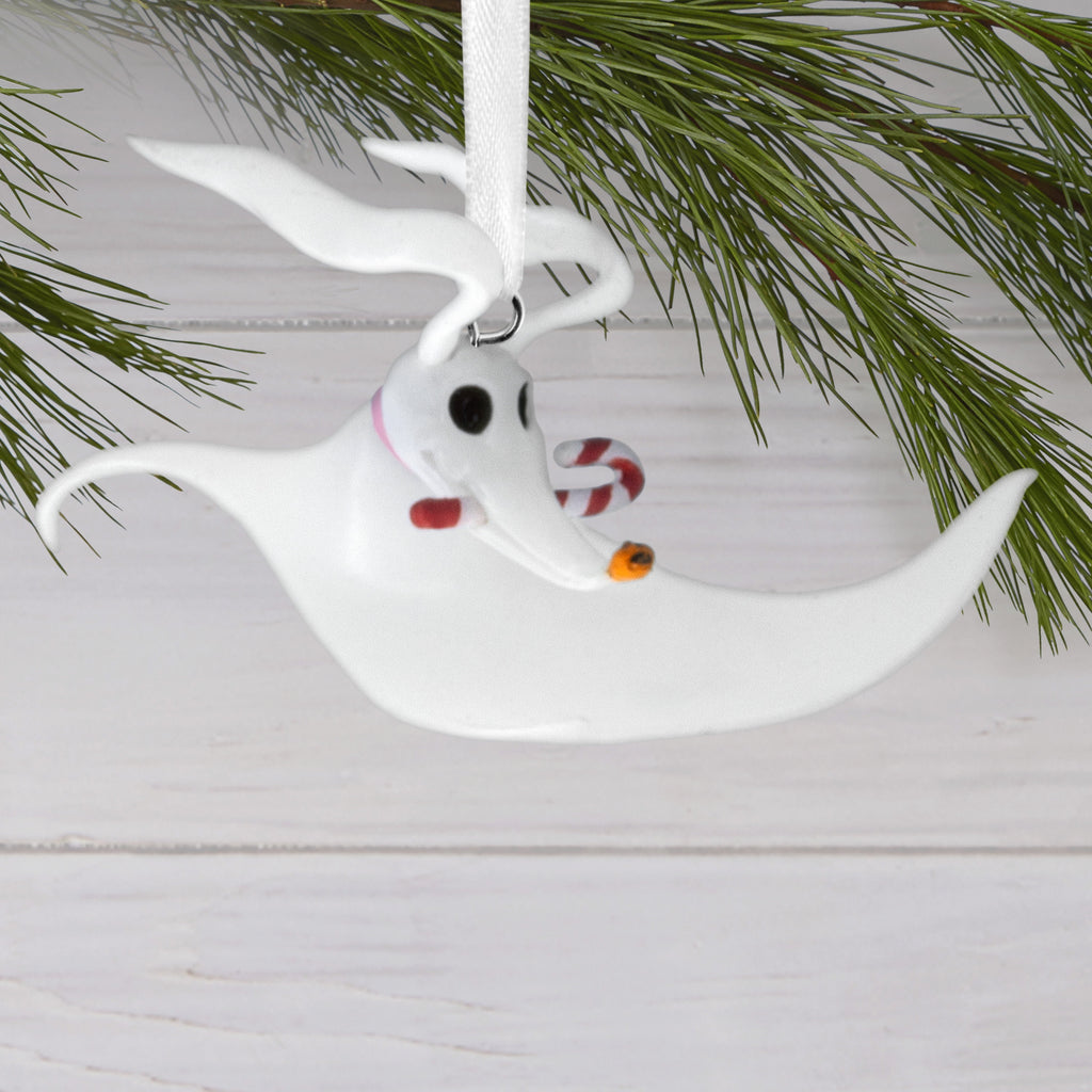Hallmark Ornament (Nightmare Before Christmas Zero Wth Candy Cane), 1 Count