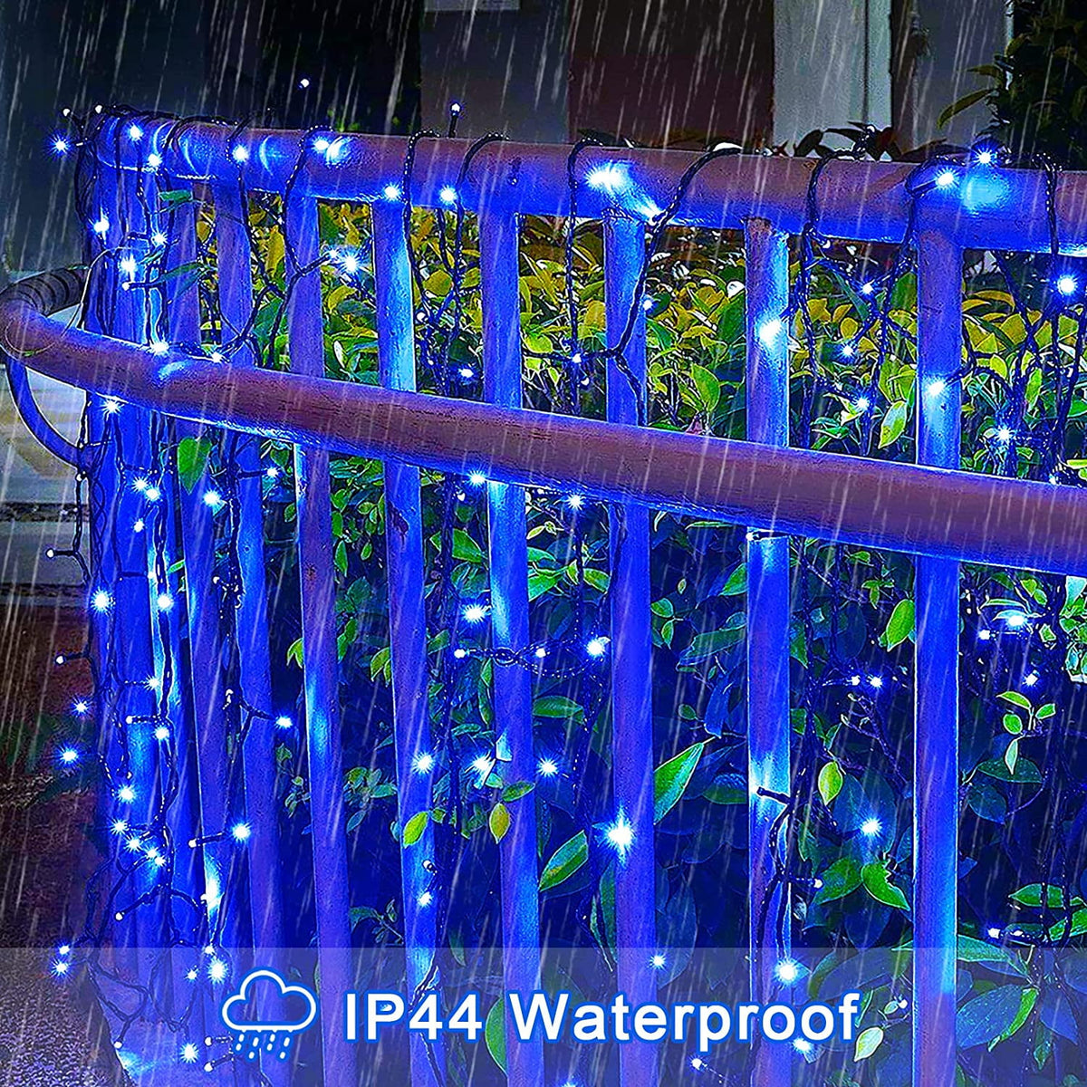 Rirool 2-Pack Solar Christmas Lights 100LED 39ft Waterproof Multicolor String Lights with 8 Modes for Gardens, Wedding, Party, Christmas Tree, Xmas Outdoor Decorations