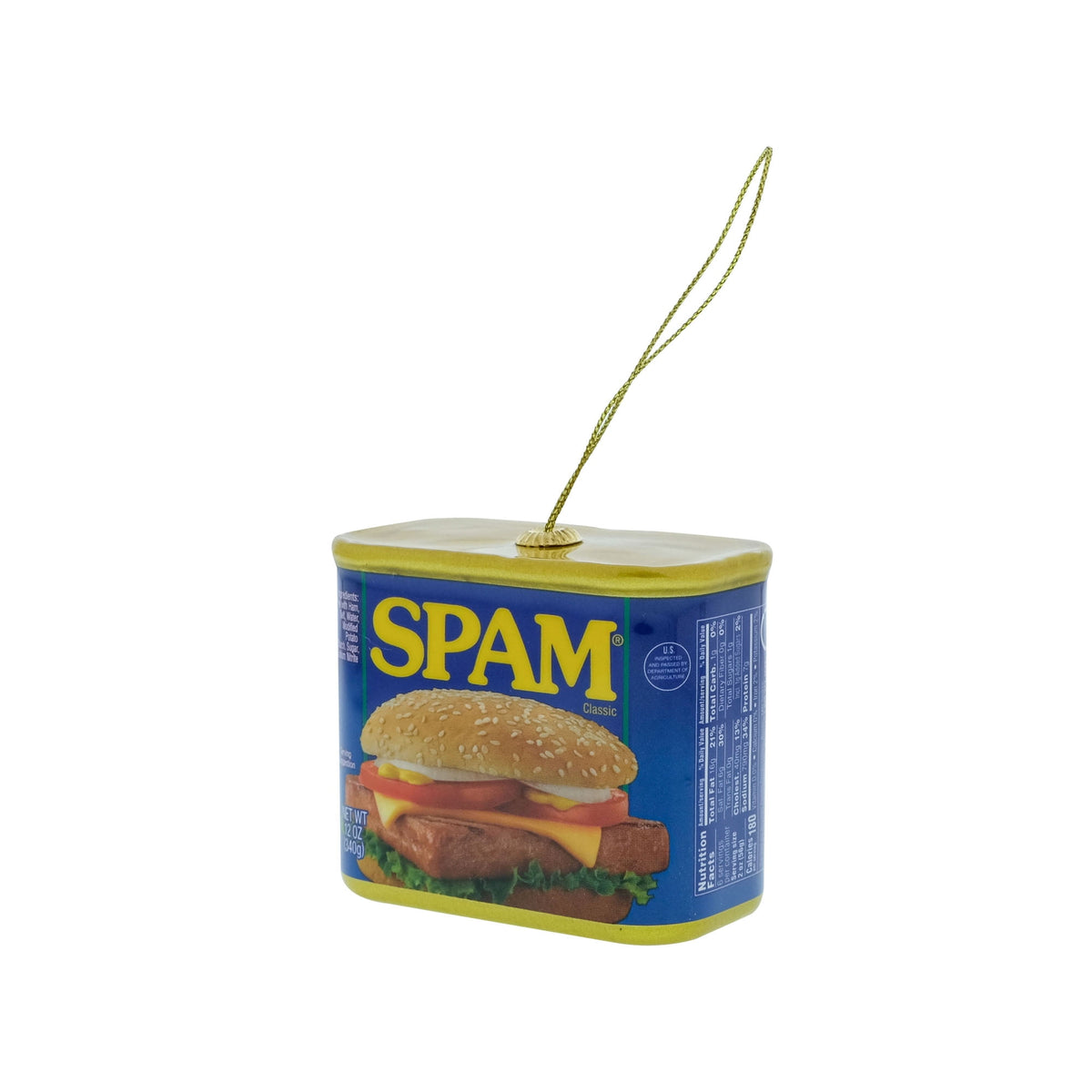 SPAM Classic Can Figural Christmas Tree Ornament