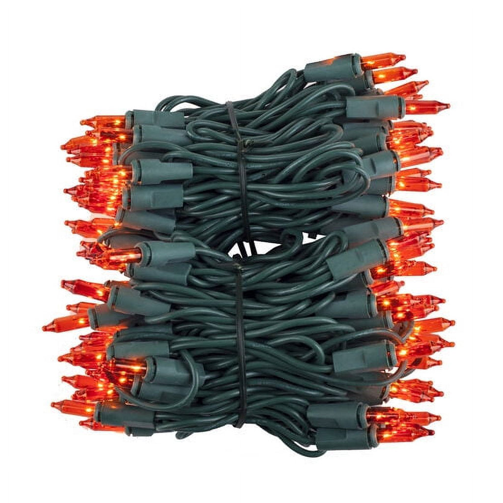 Kringle Traditions 100-Ct Clear White Christmas Lights, Party Wedding Bedroom Lights - 21' Green Wire