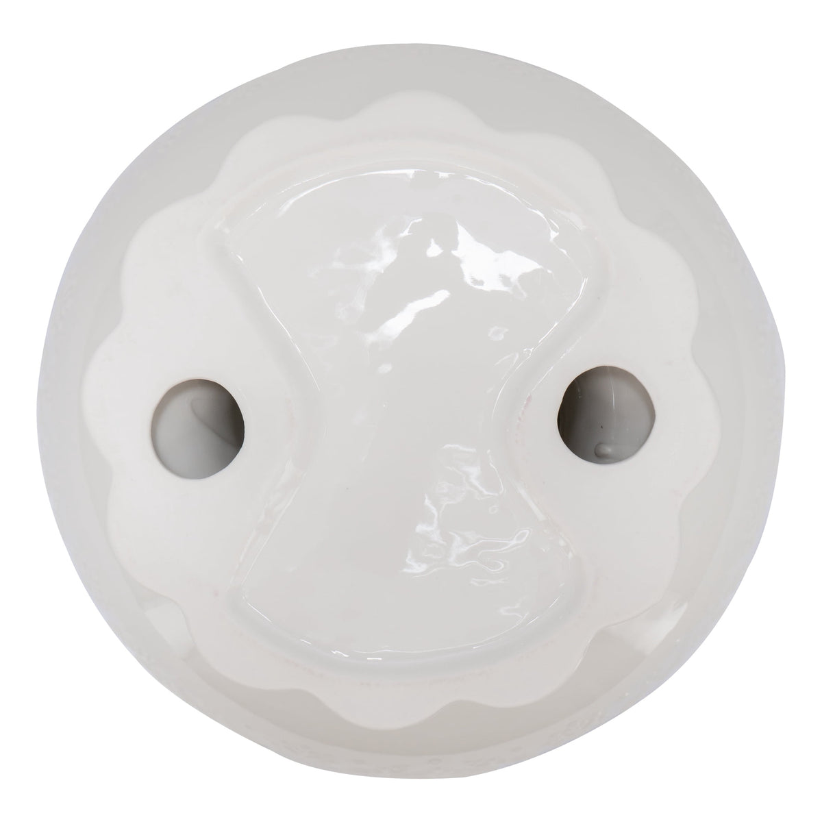 My Texas House Footed Bowl, 10 inches, White, Christmas