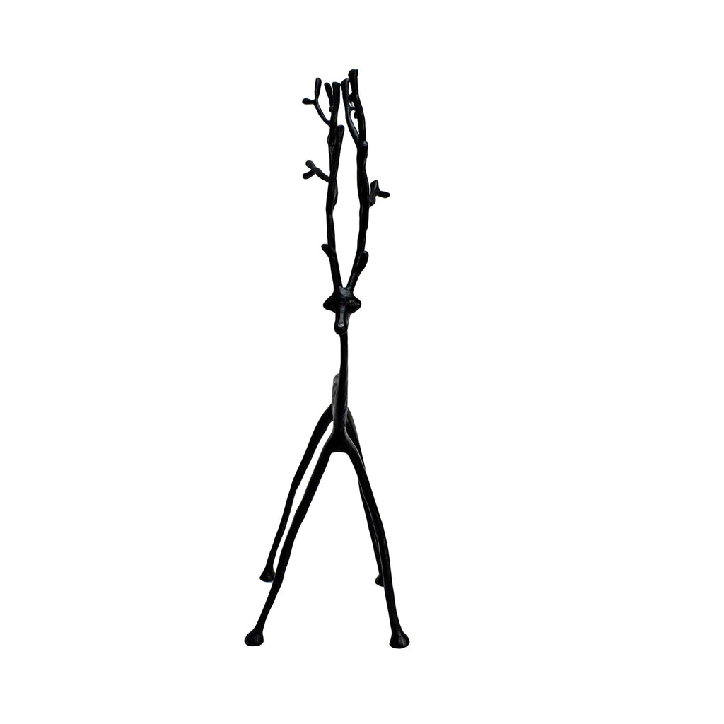 Holiday Time Black Metal Reindeer Decor, 26 in
