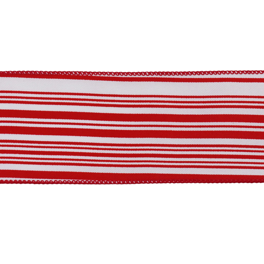 Red and White Striped Christmas Ribbon, 2.5" x 25', by Holiday Time
