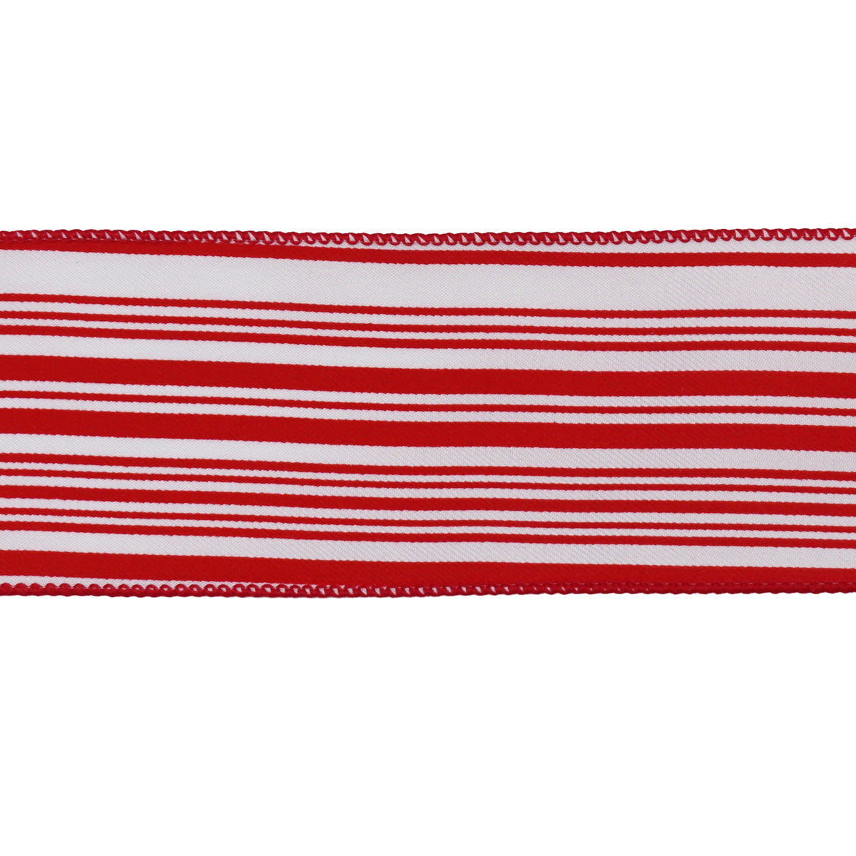 Red and White Striped Christmas Ribbon, 2.5" x 25', by Holiday Time
